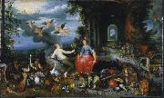Frans Francken II Allegory of Air and Fire oil painting artist